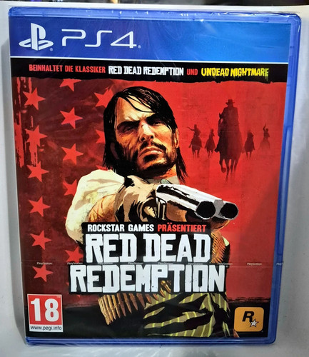 Red dead redemption ps4 - red, 1
